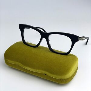 SALE! NEW Gucci GG1299O 001 Black Square Women Eyeglasses